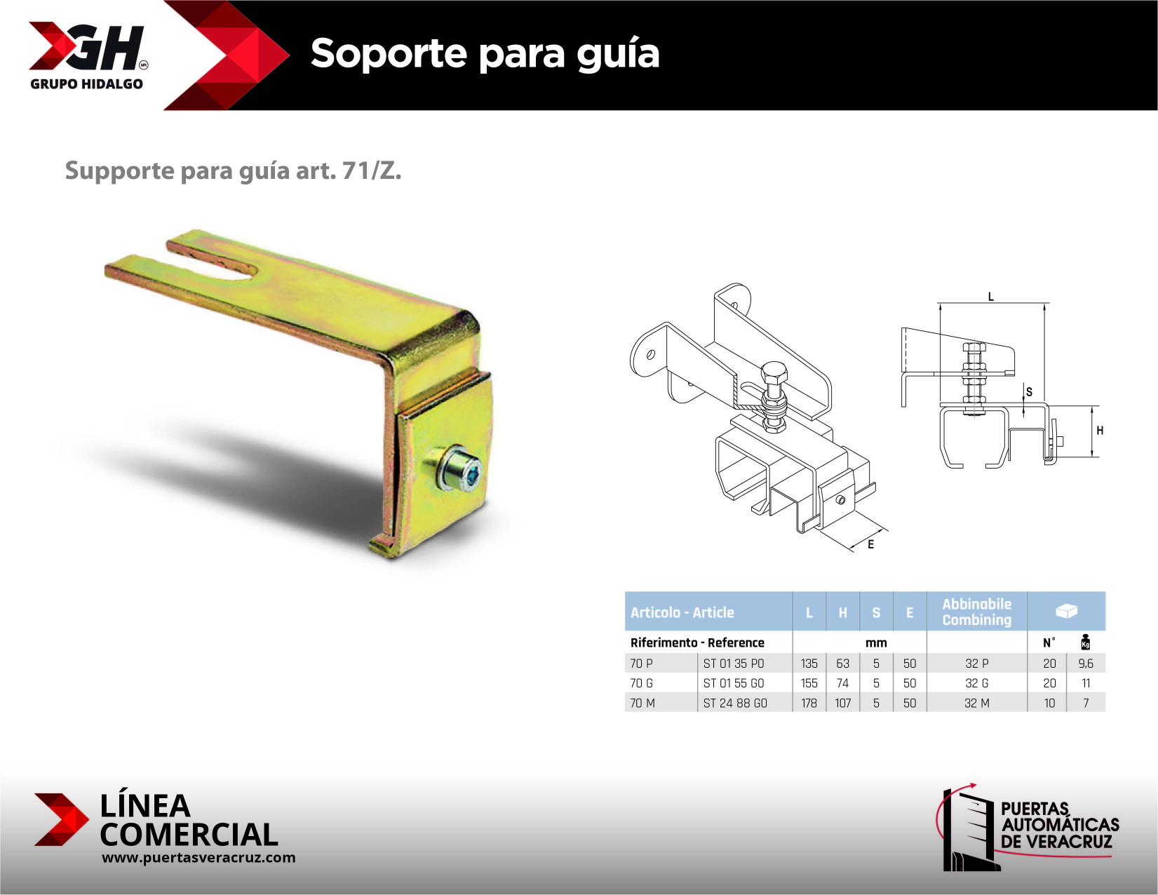 Soporte para guía